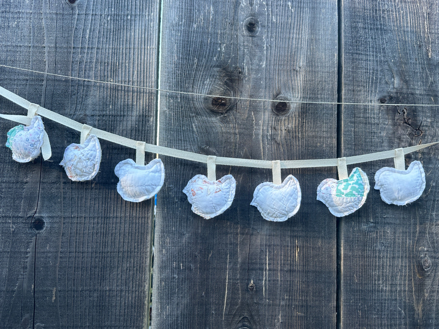 Quilted Spring Easter Birds Chicks Garland, 6 ft.