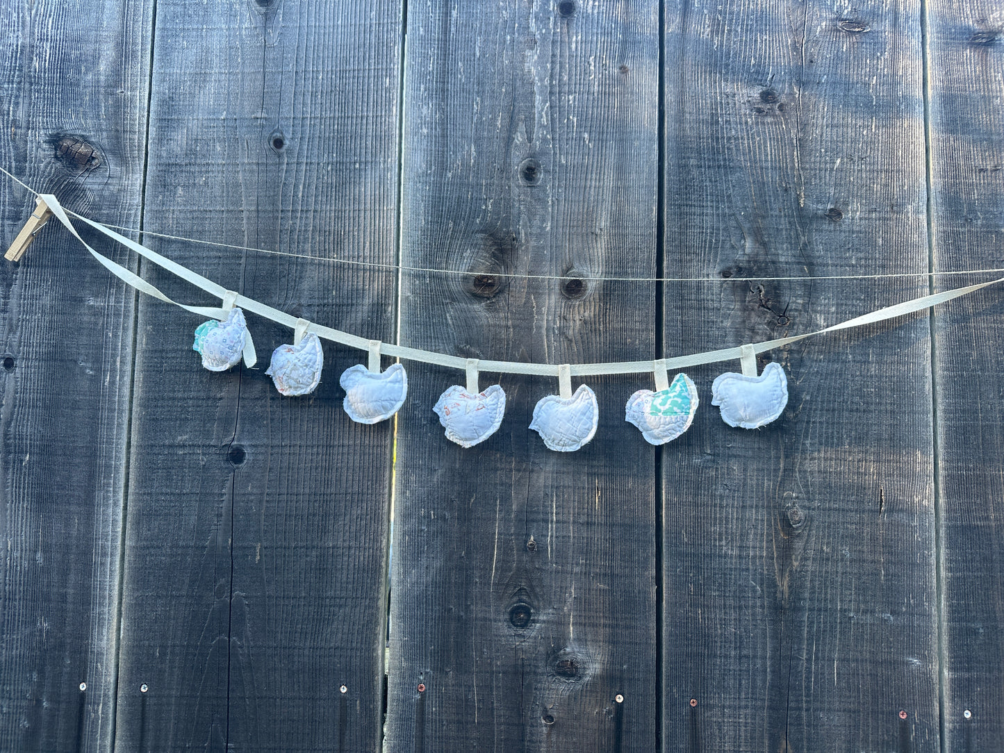 Quilted Spring Easter Birds Chicks Garland, 6 ft.