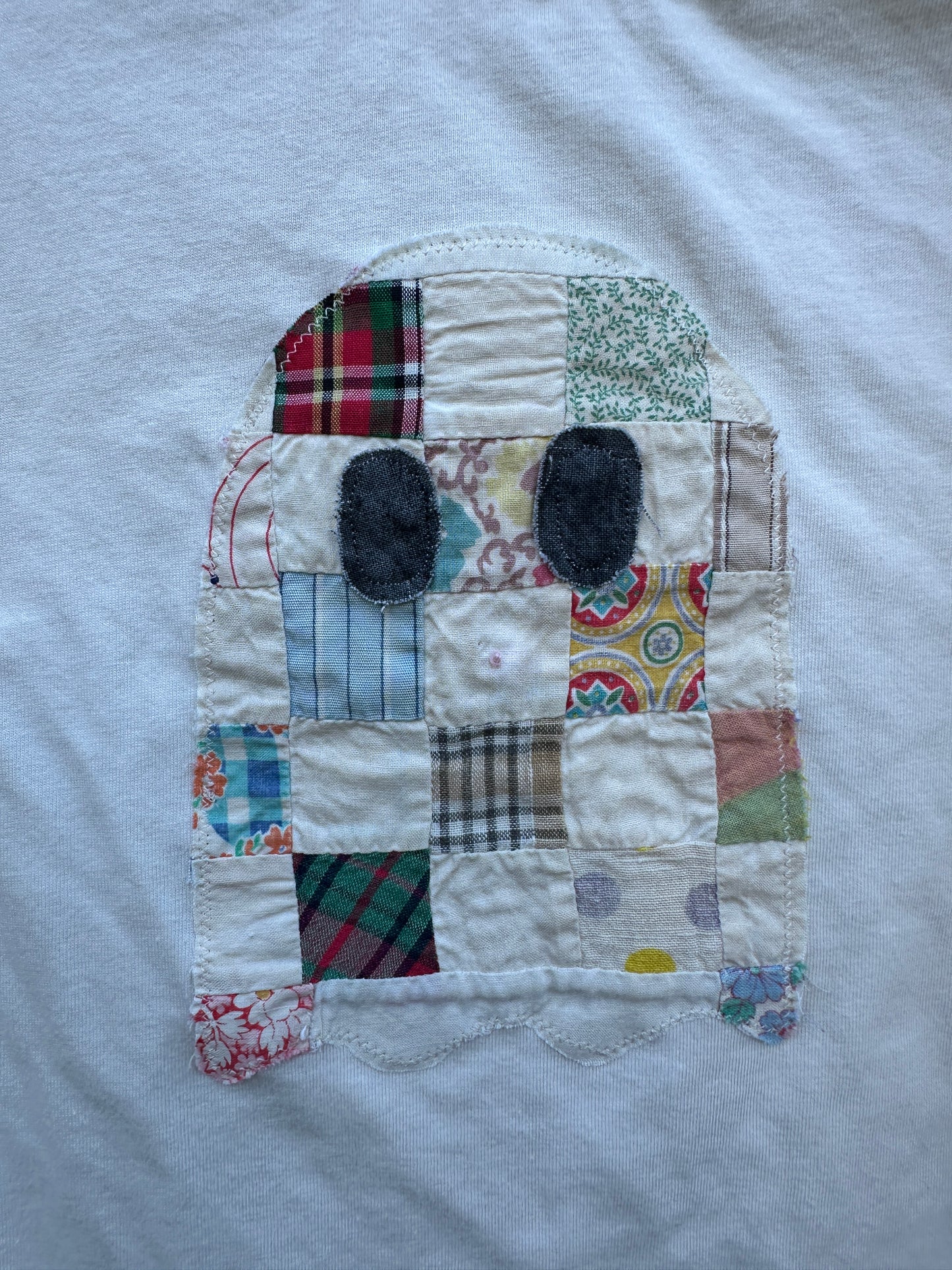 Friendly Quilted Ghost Long Sleeve Tee, 4T