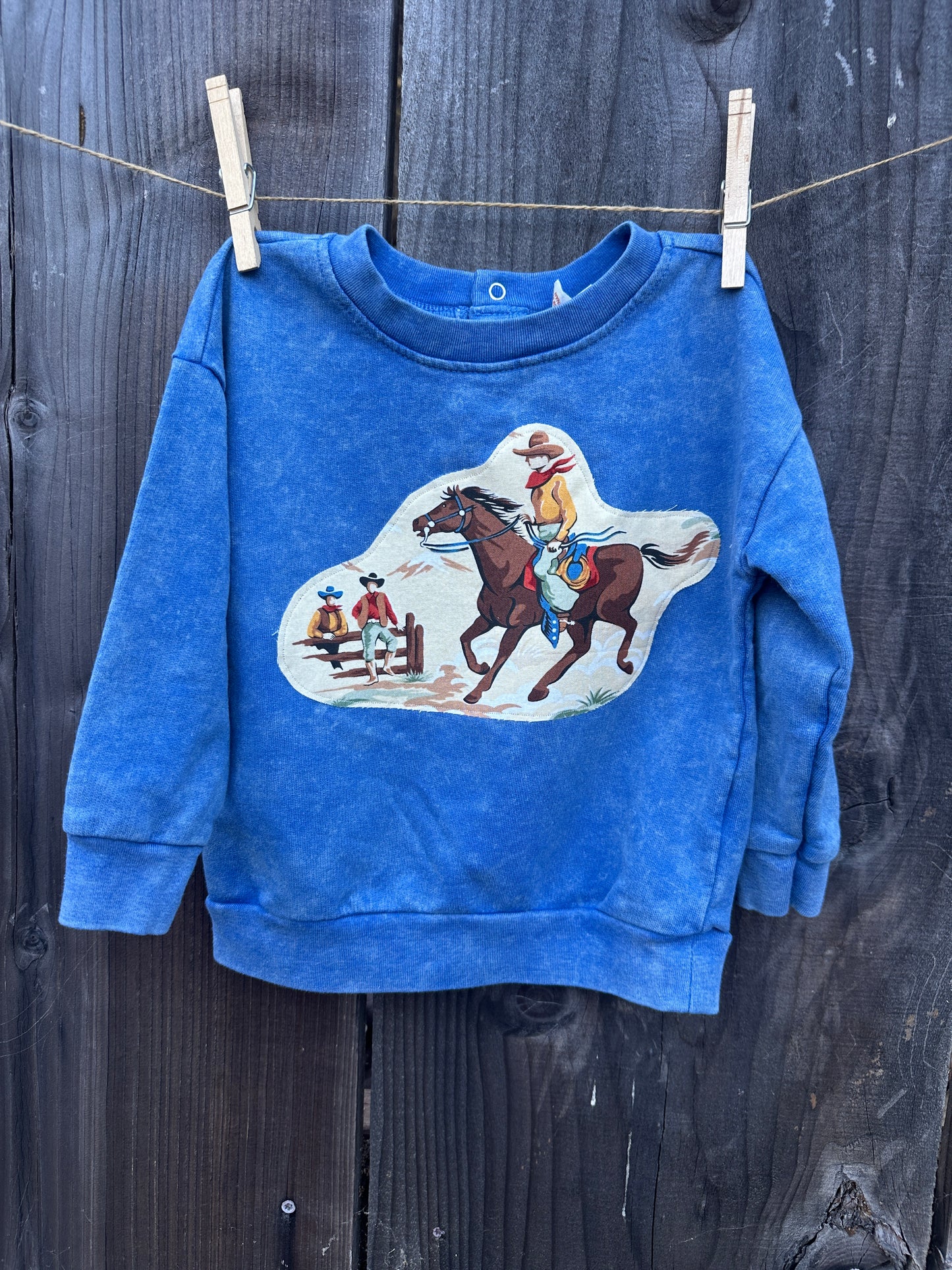 Blue Range Rider Sweatshirt, Size 18 mons.