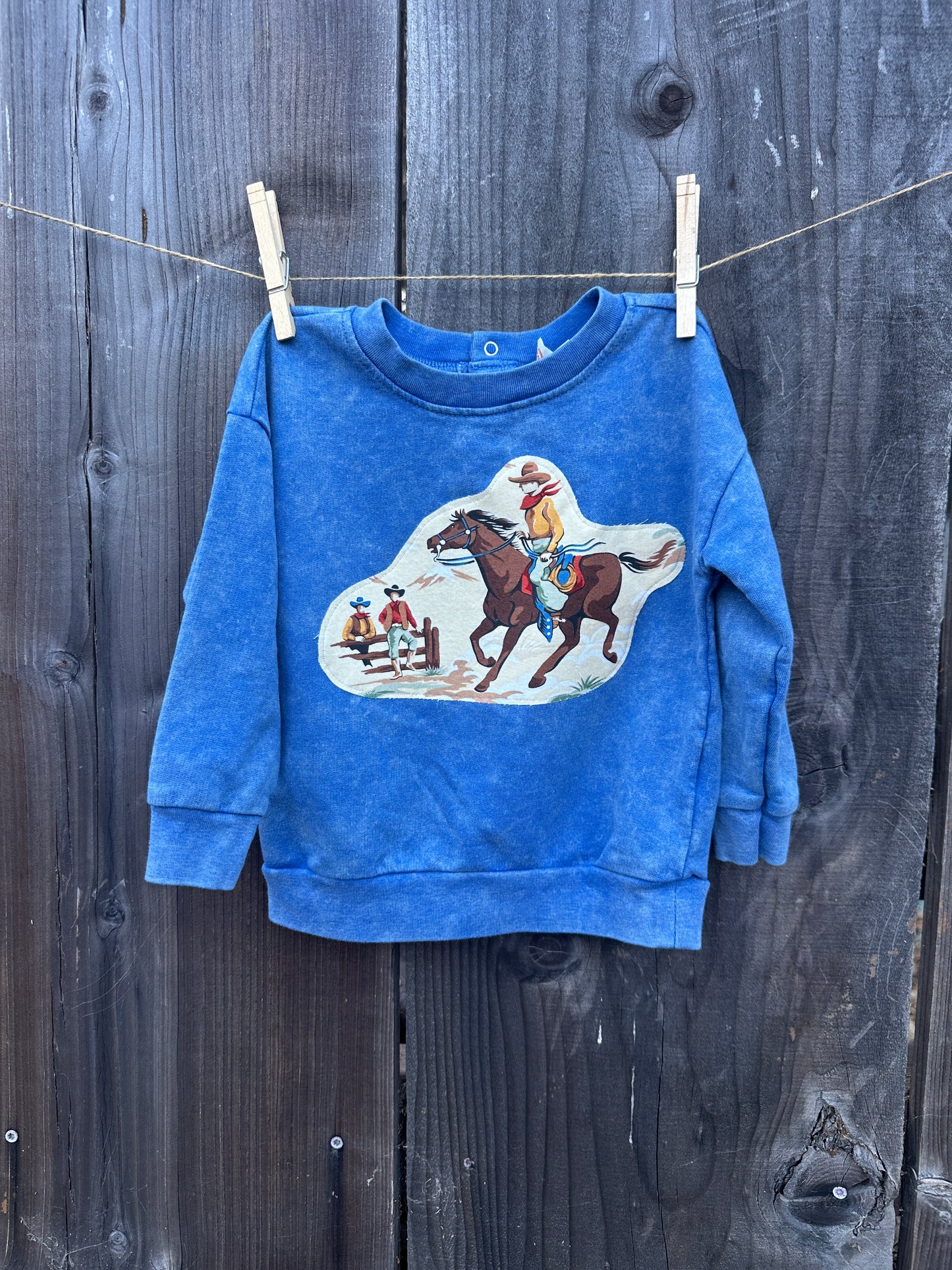 Blue Range Rider Sweatshirt, Size 18 mons.