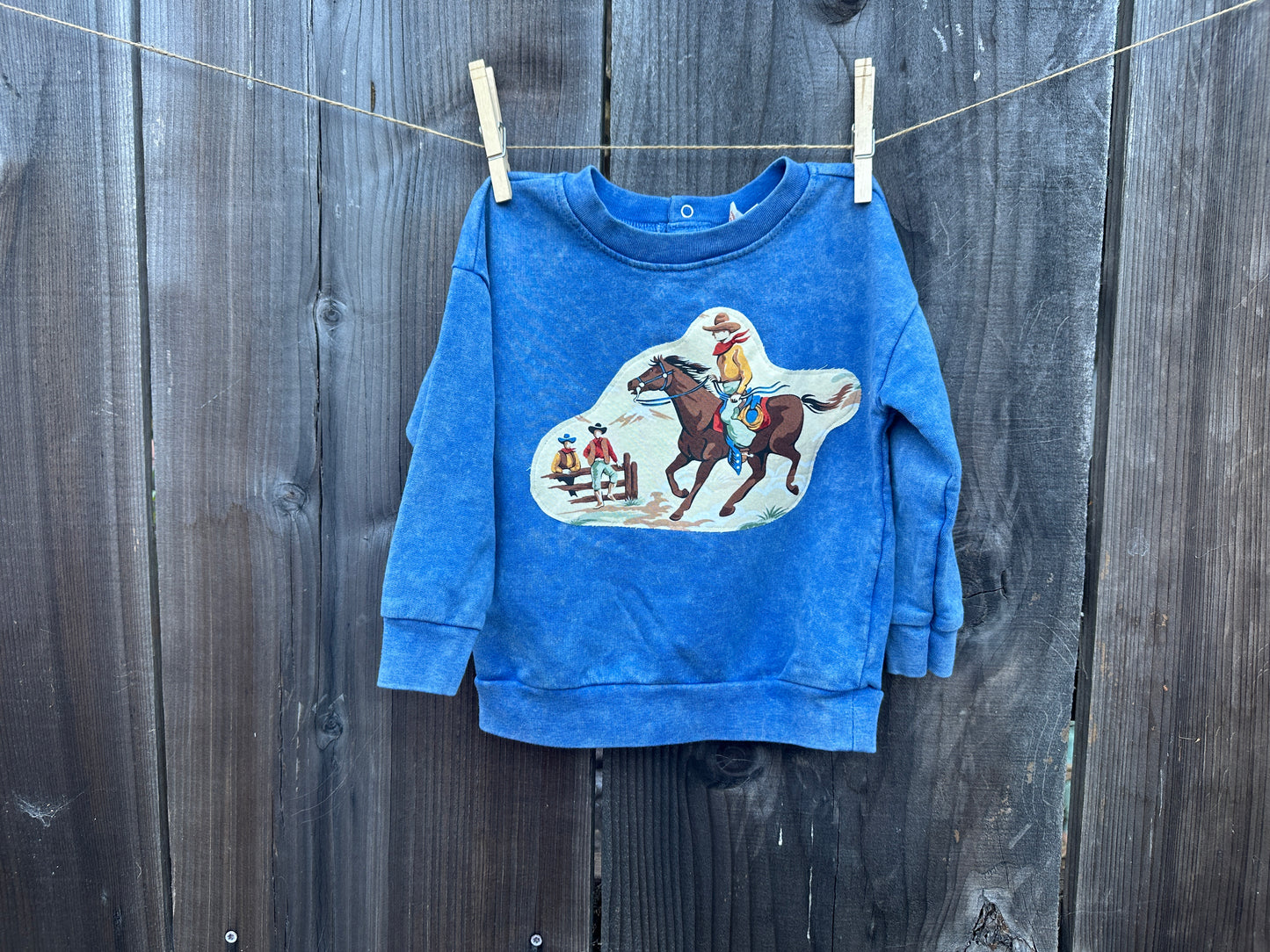 Blue Range Rider Sweatshirt, Size 18 mons.
