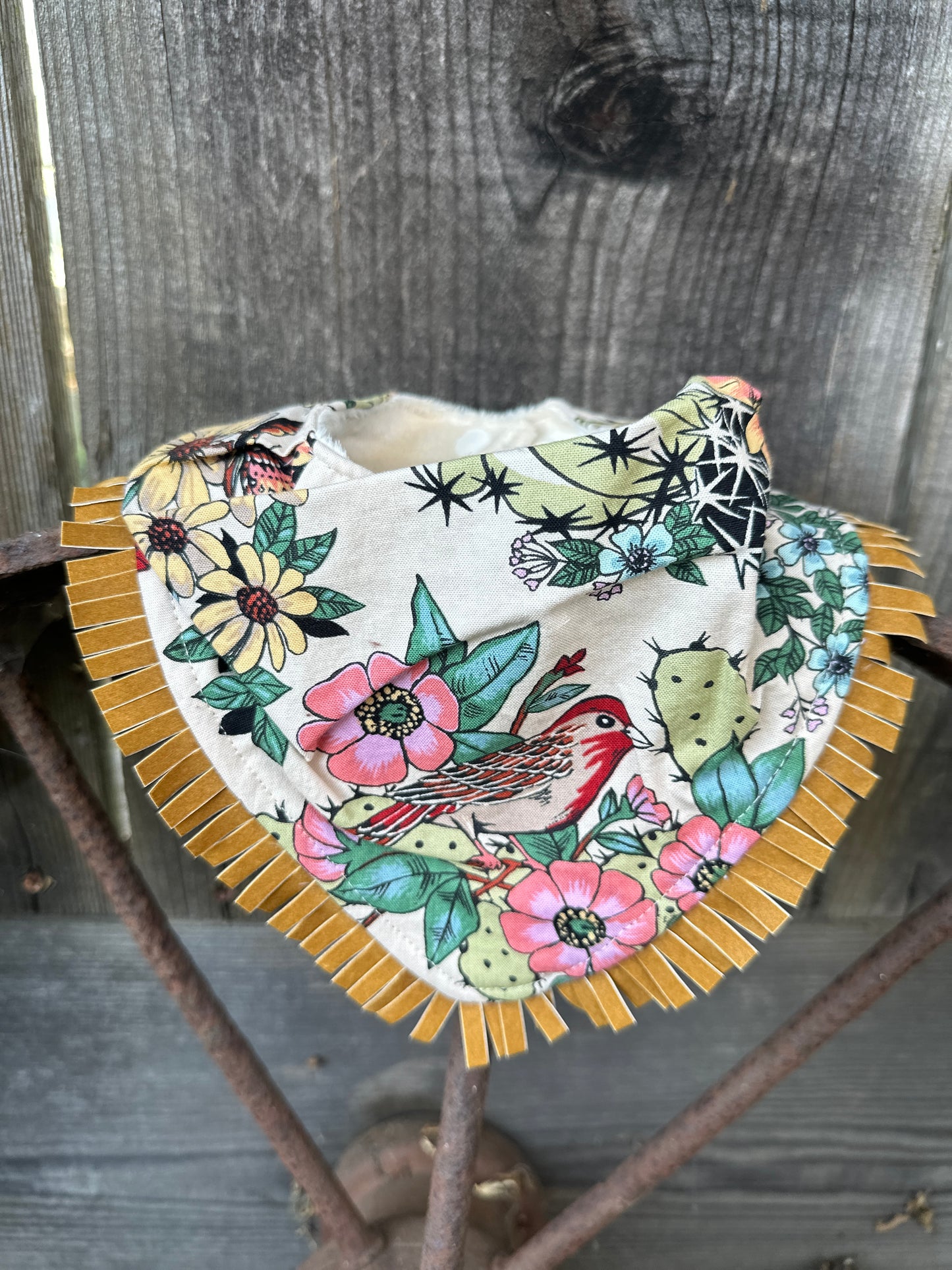 Desert Dreams Buckaroo Baby Bib & Burp Cloth Set