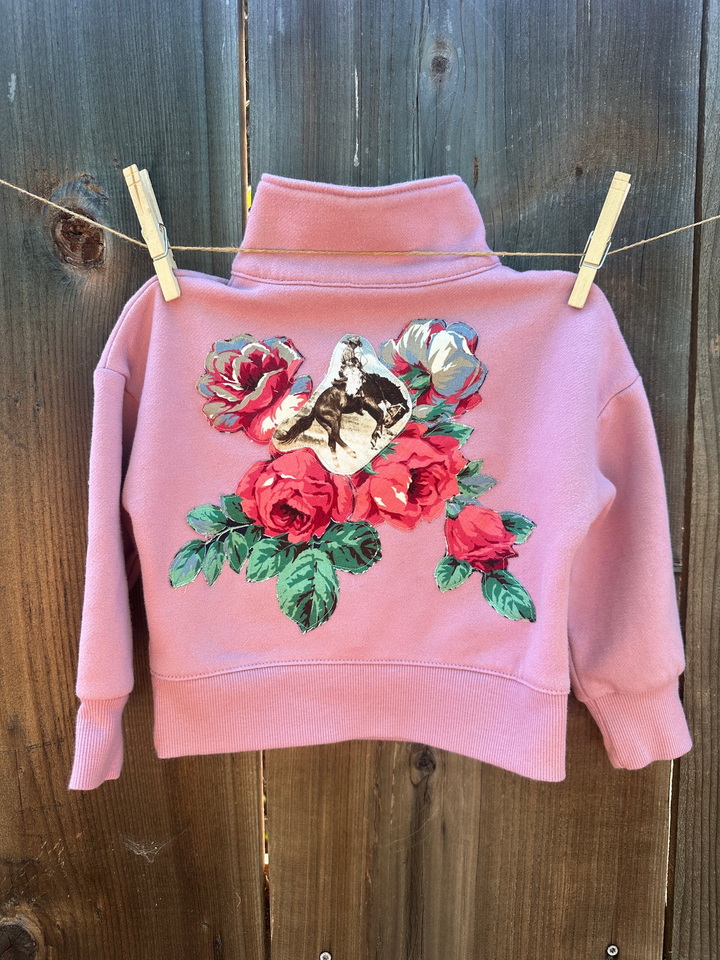 Lavender Bronc & Roses, Size 2T