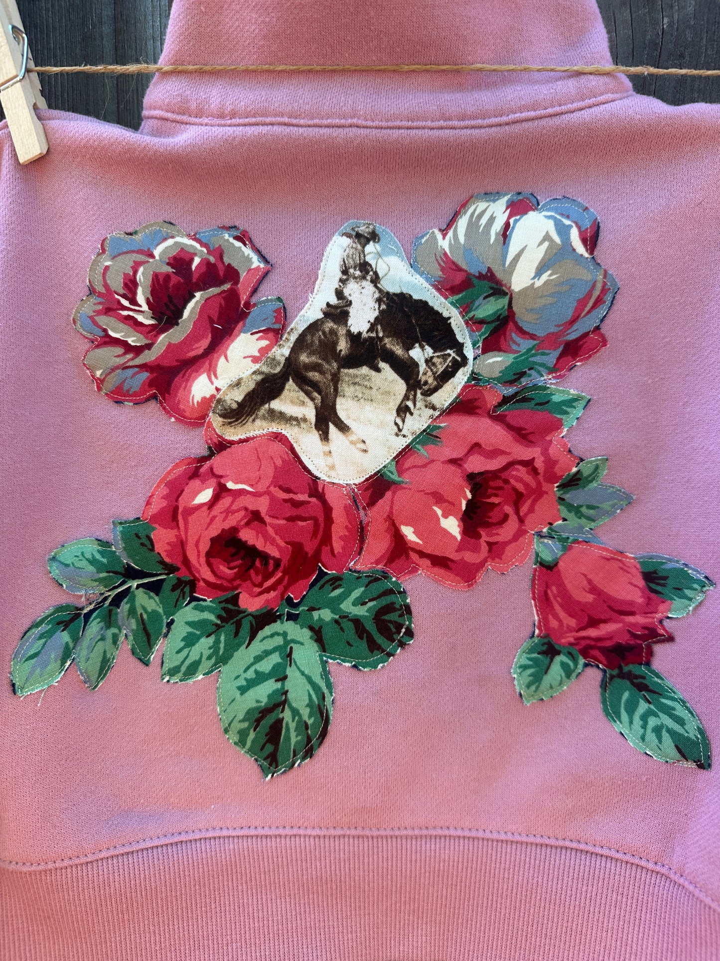 Lavender Bronc & Roses, Size 2T