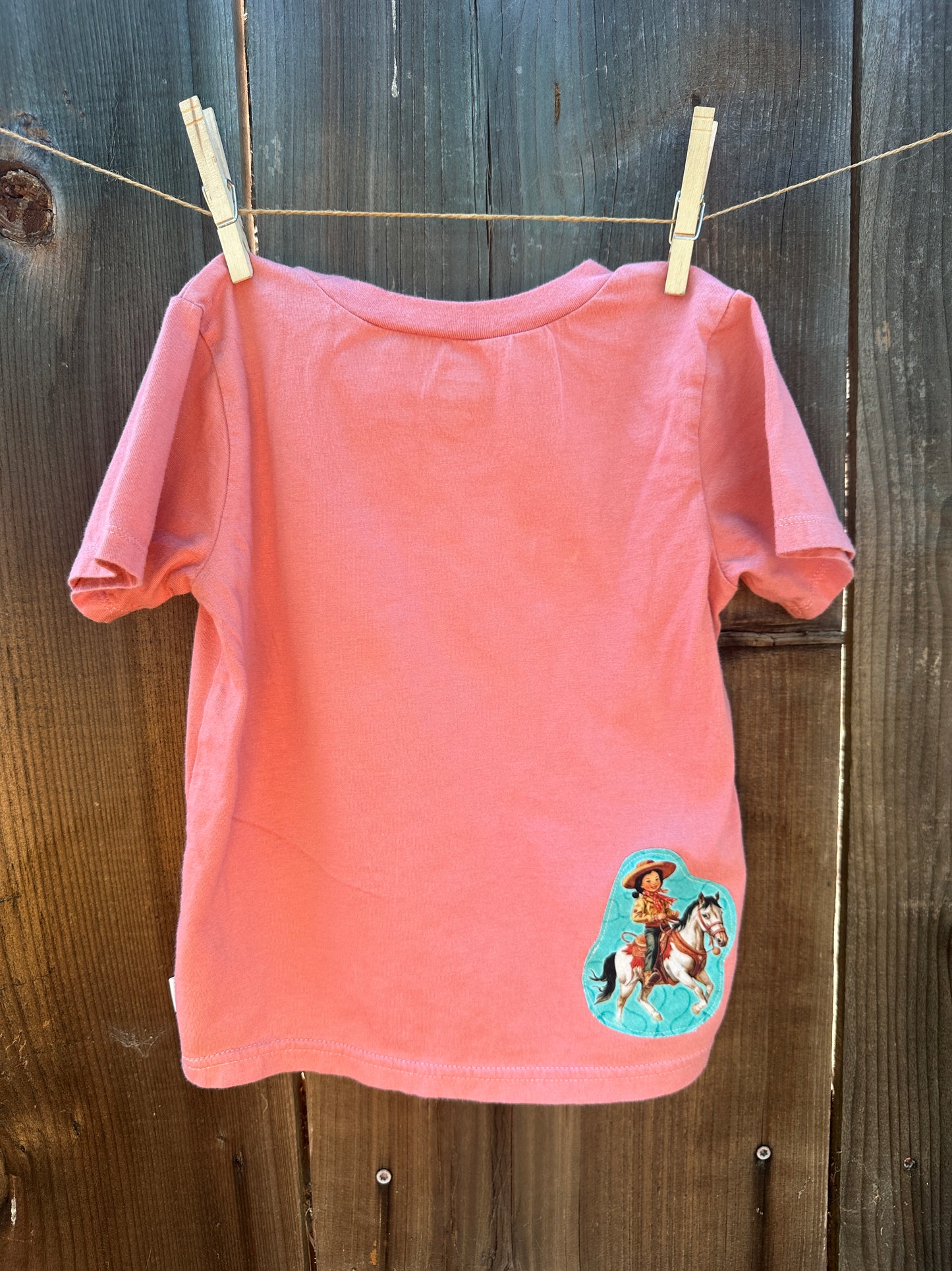 Turquoise Cowgirls on Pink, Size 4T