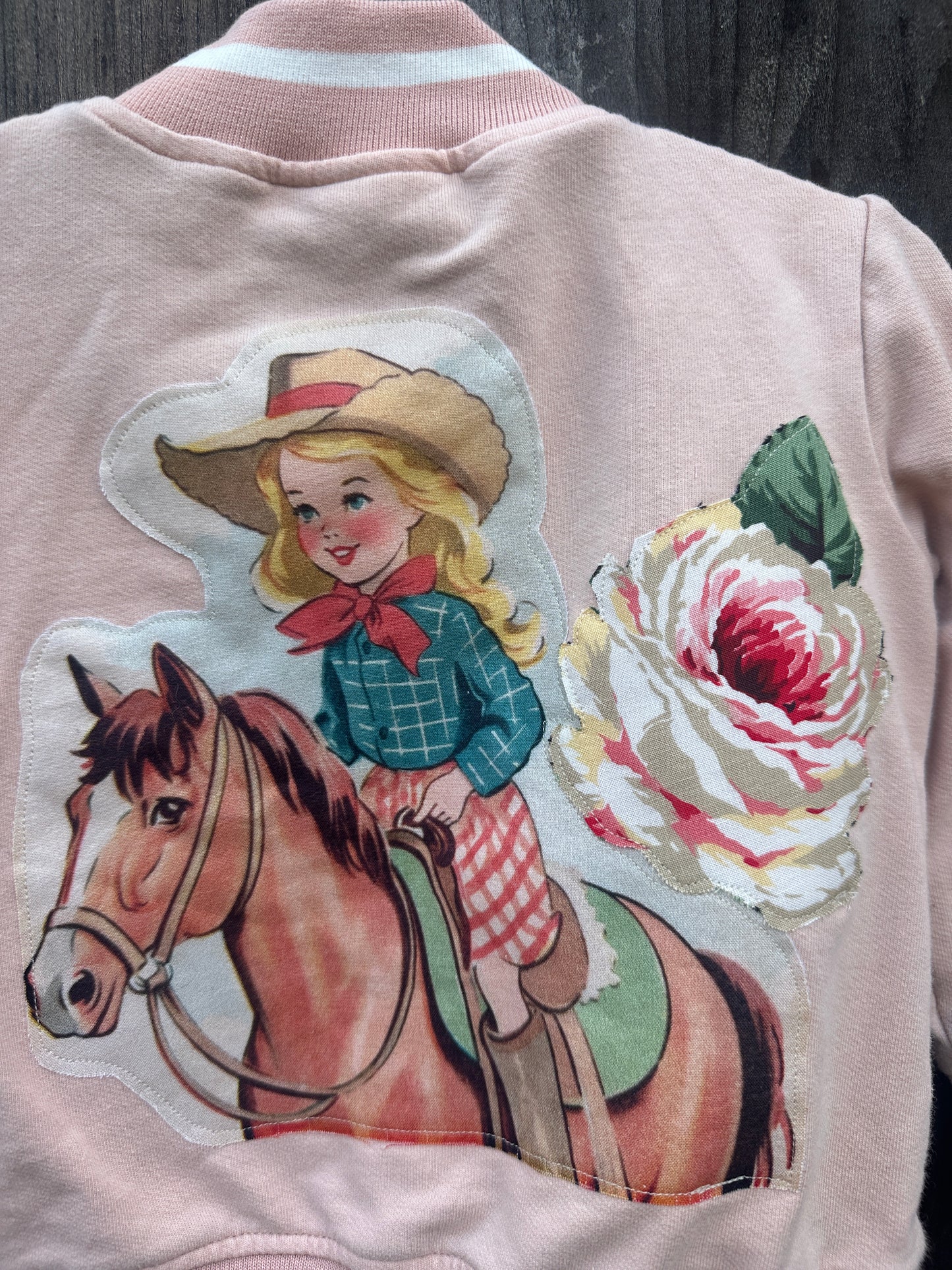 Light Pink Cowgirl Varsity Jackets, Size 12 months, 6 styles
