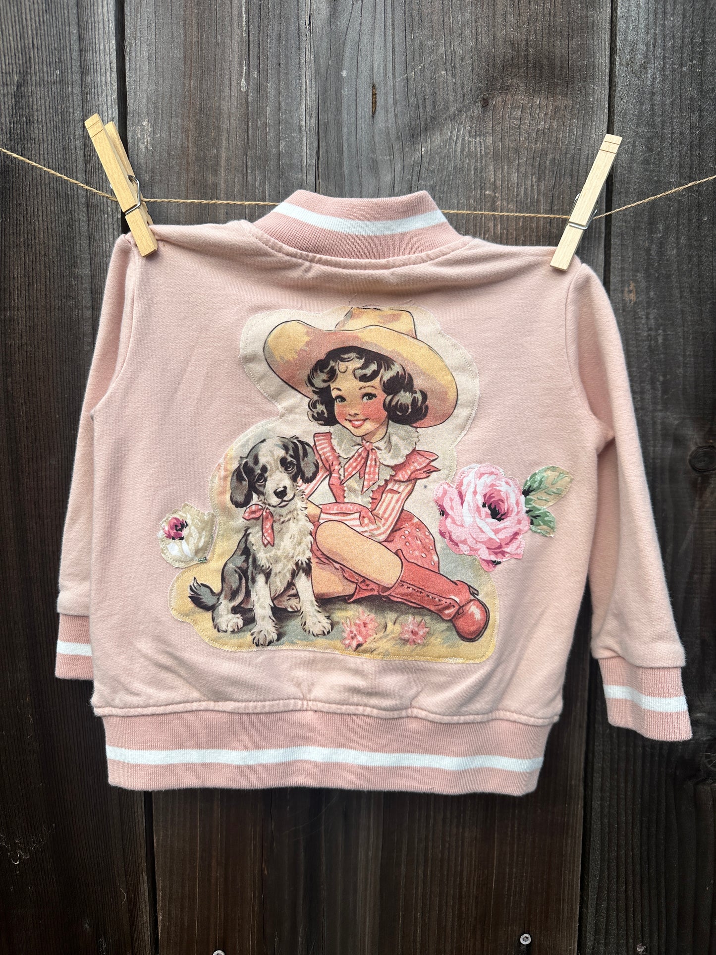 Light Pink Cowgirl Varsity Jackets, Size 12 months, 6 styles