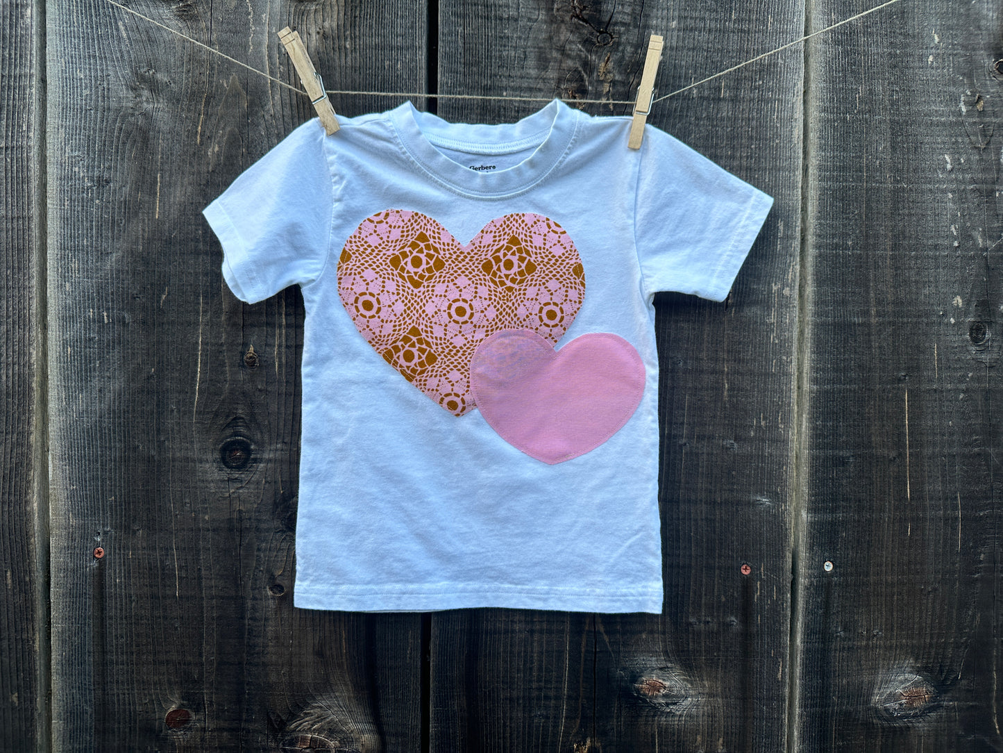 Sweethearts Tee on White, Size 3T