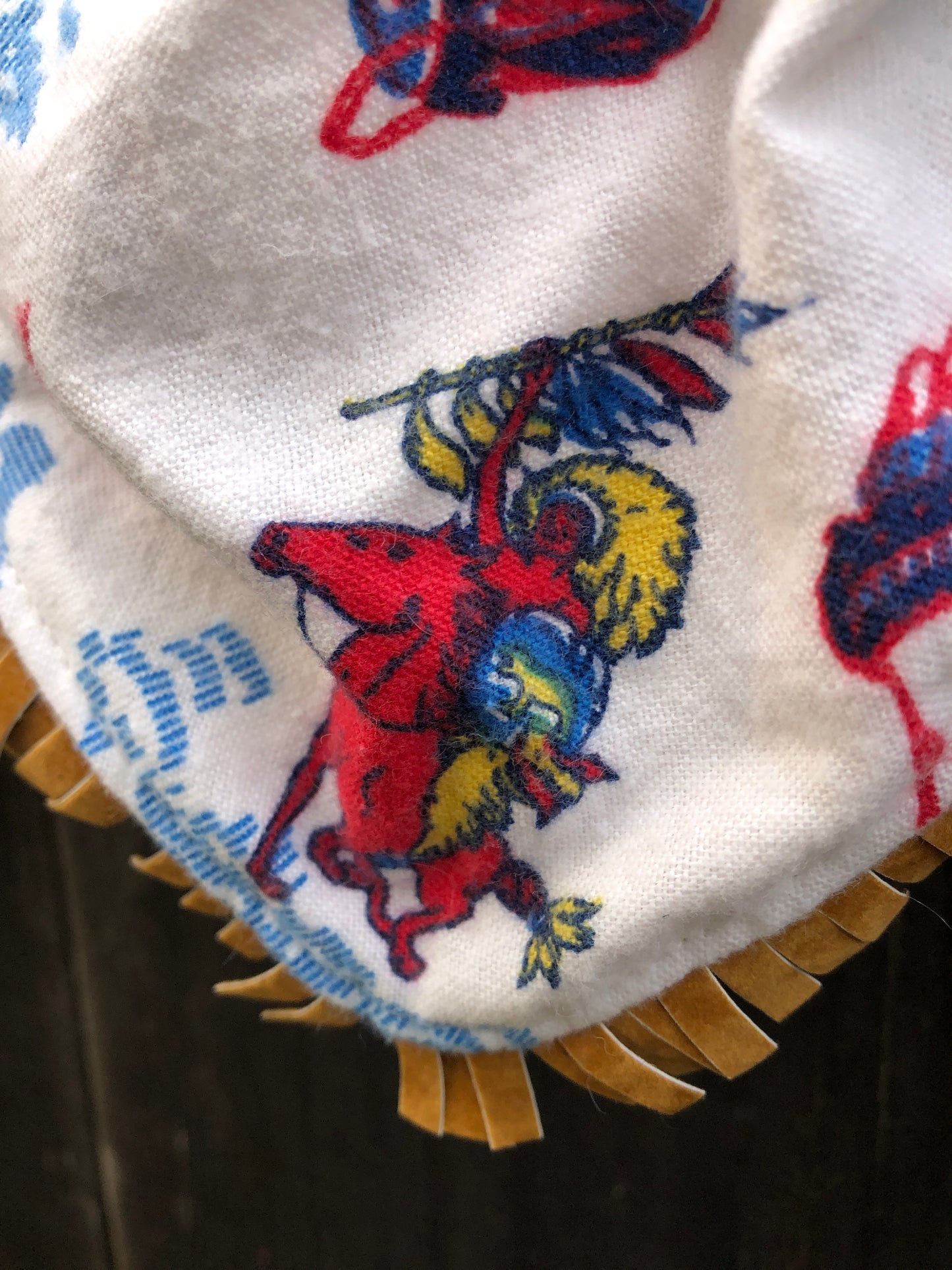 Native American Chief Flannel Bandana Buckaroo Baby Bib