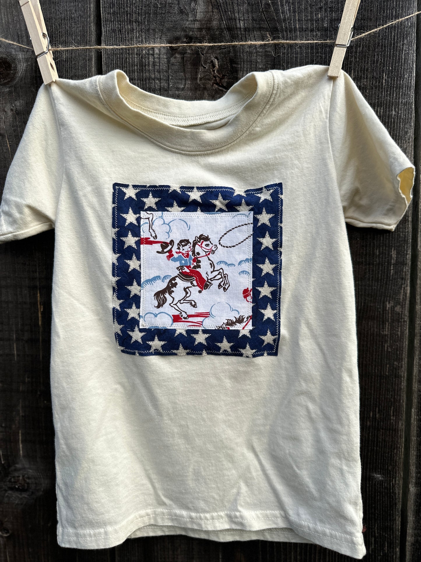 Vintage Cowkid on Stars, Size 5T