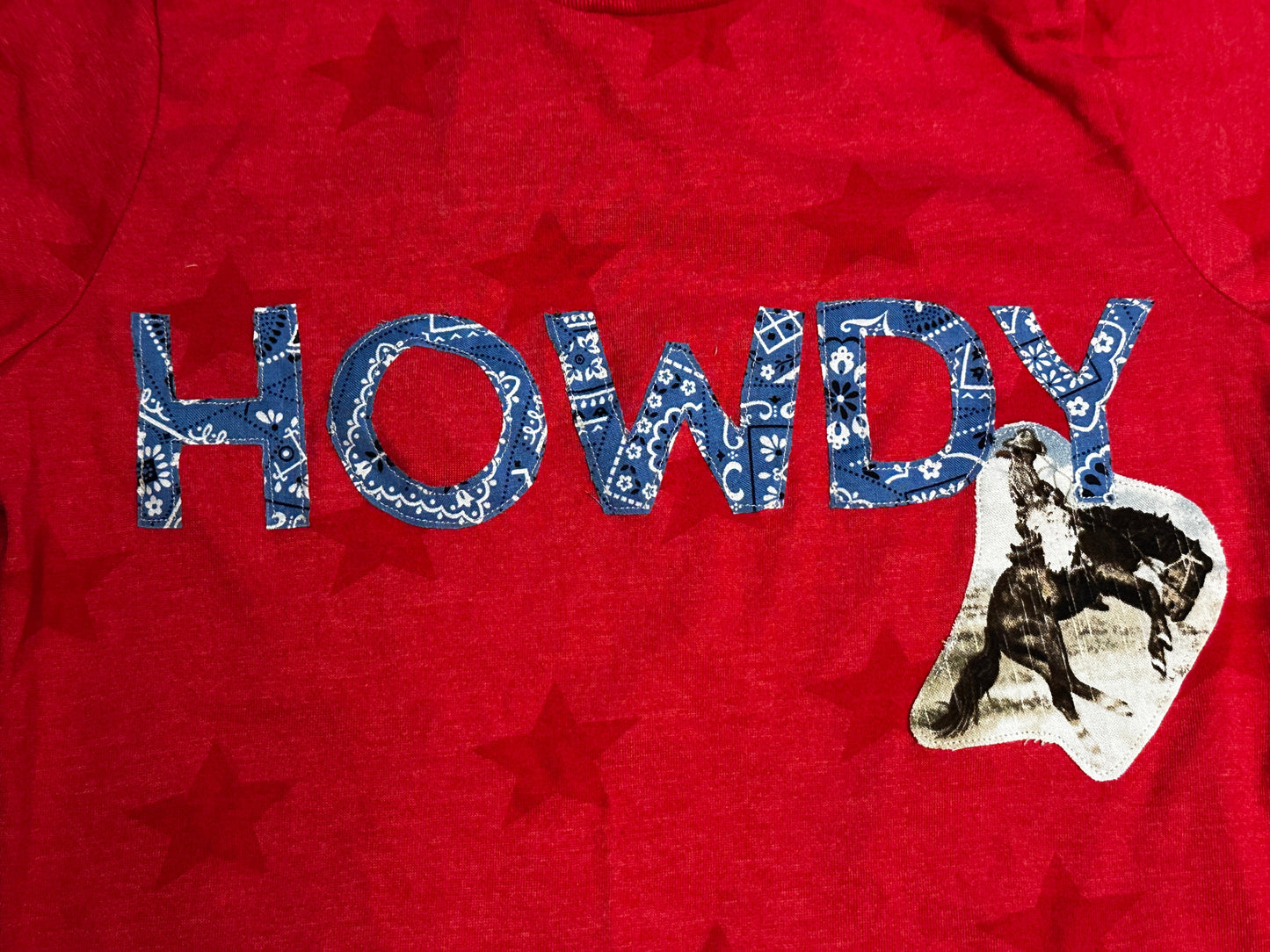Bandana HOWDY Tee, Size 5/6T