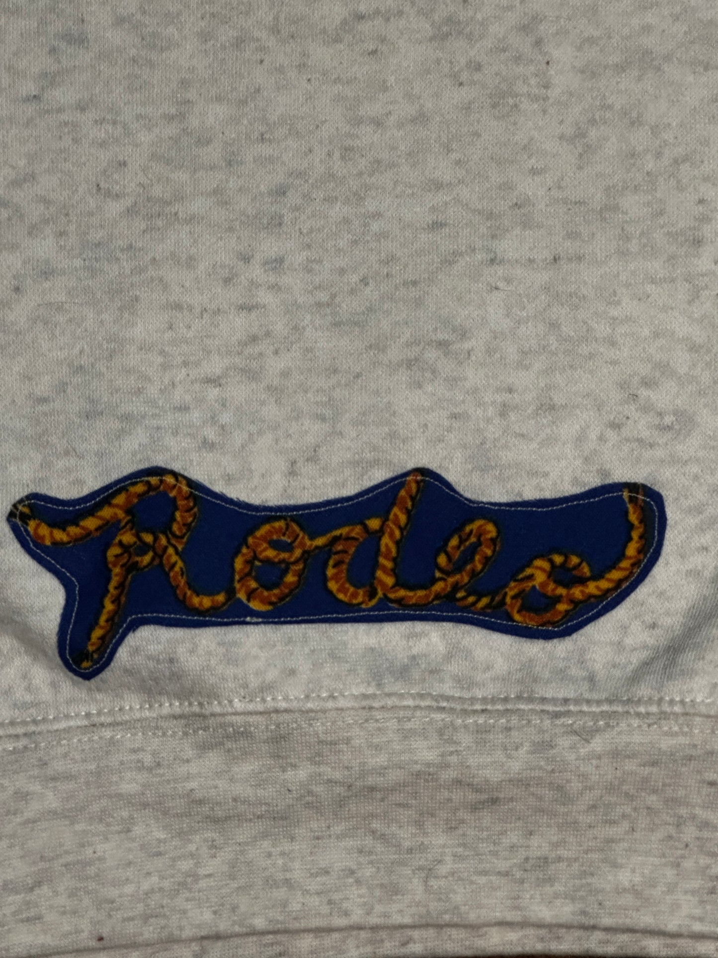 Bucking Horse with “Rodeo” Text on Back Sweatshirt, Size 2T
