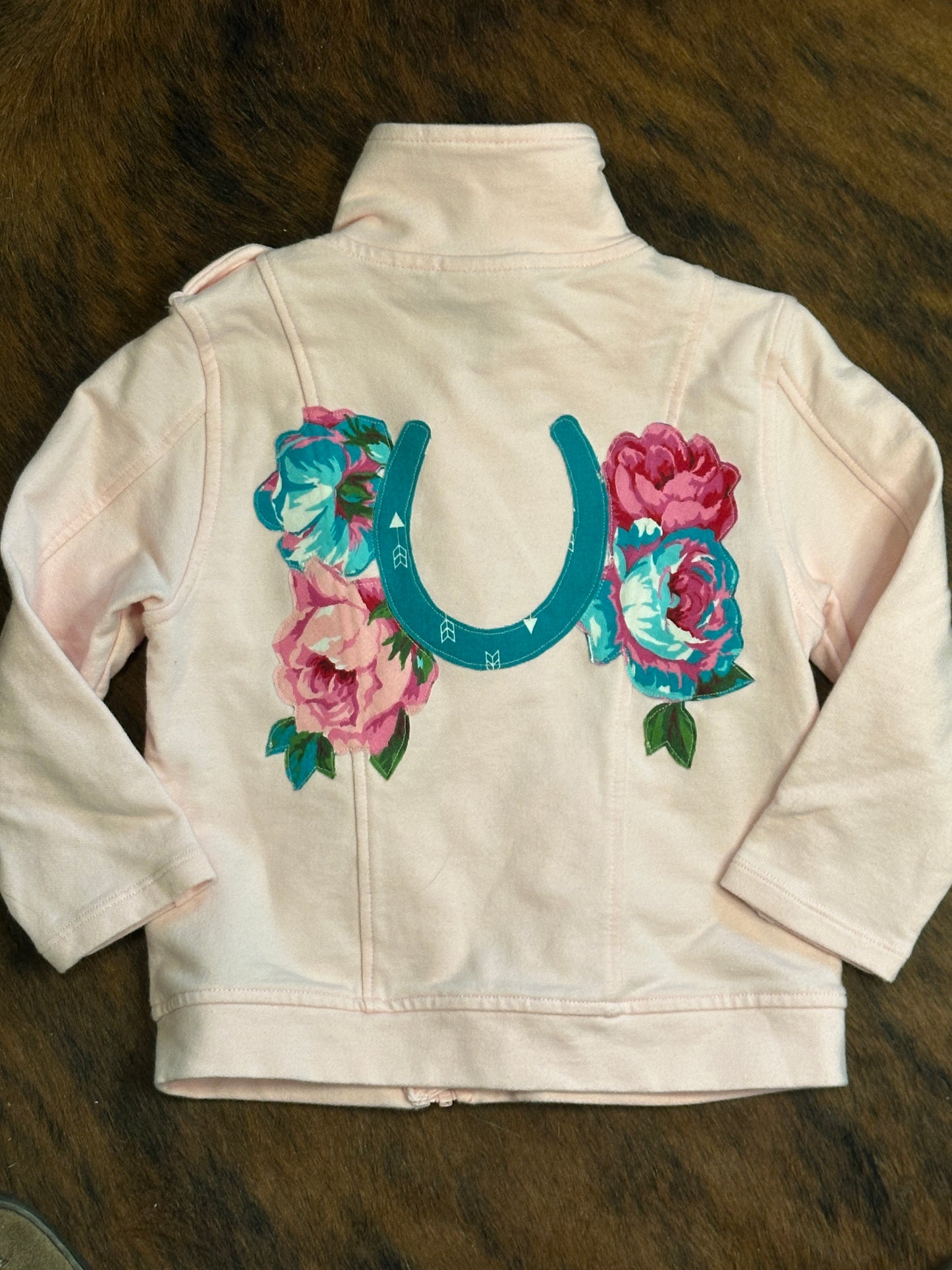 Light Pink Motorcycle Jacket, Size 18-24 mons.
