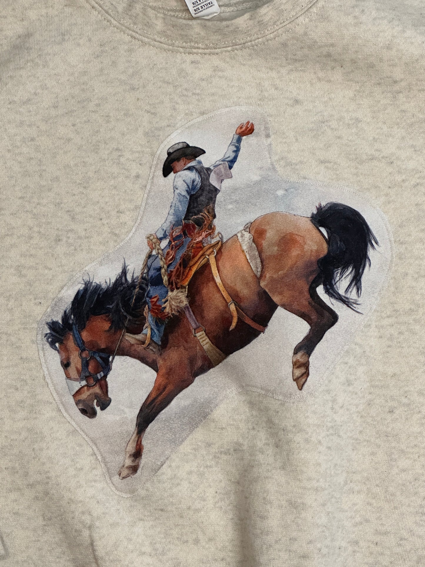 Saddle Bronc Rider Sweatshirt, Size 5/6T