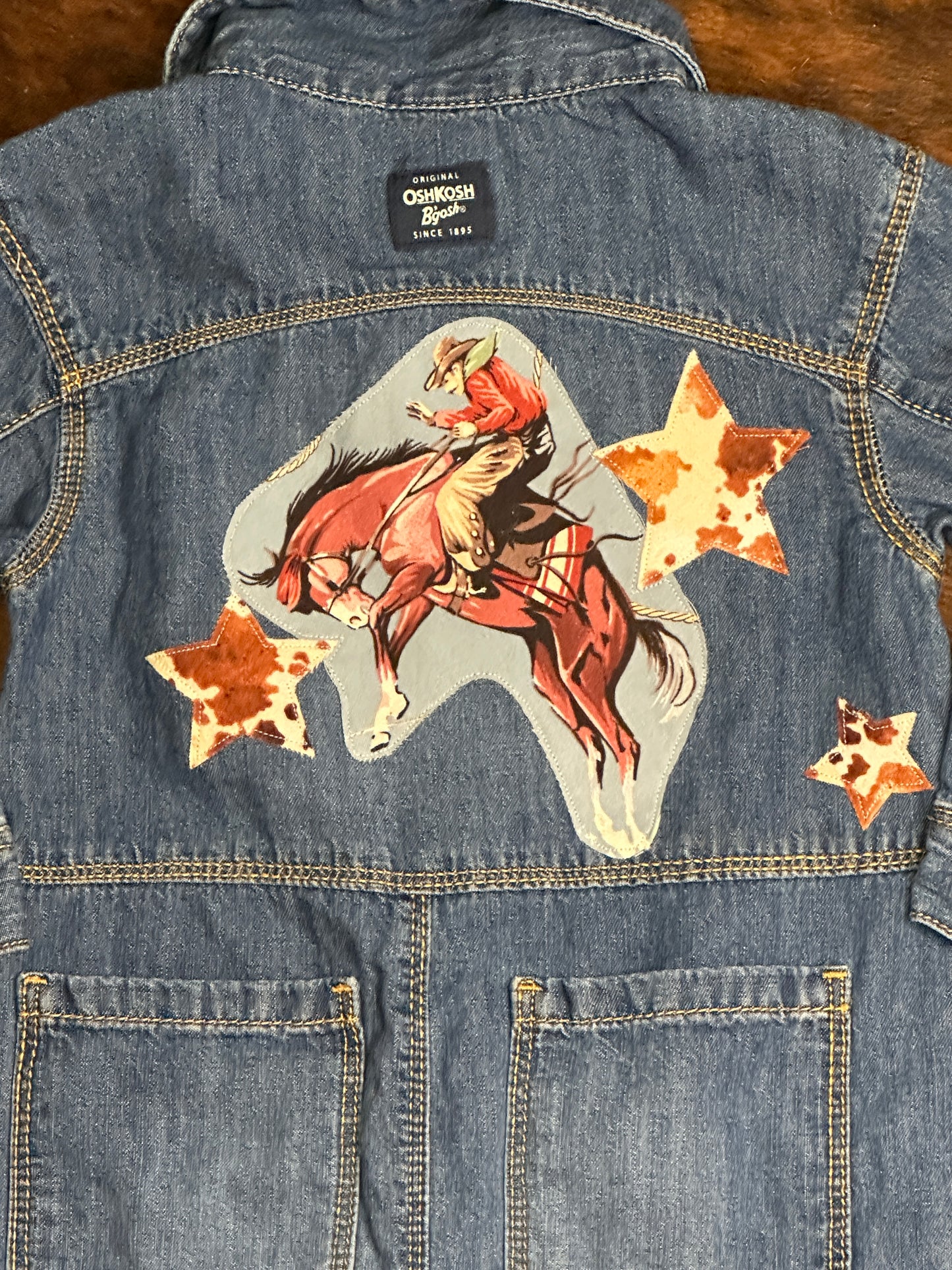 Shoot for the Stars, Cowboy: Denim Jumpsuit, Size 24 mons.