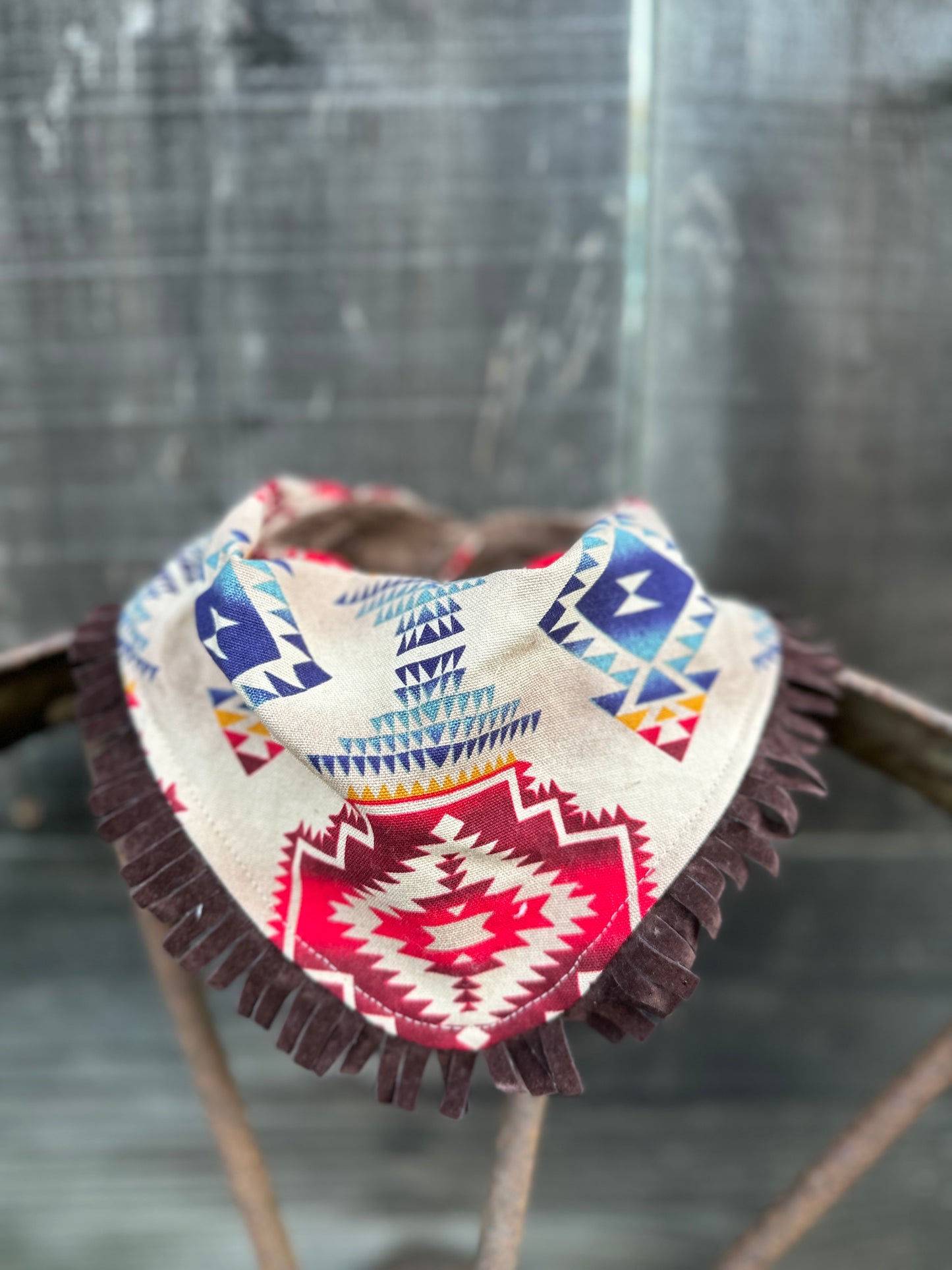 Native Aztec Southwestern Buckaroo Baby Bib