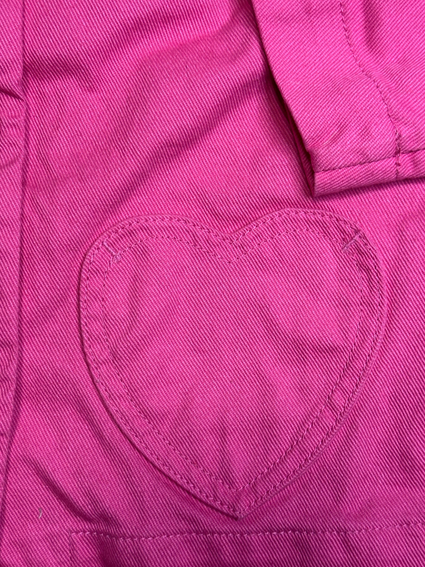 HEART POCKET BARN JACKET with Bronc & Roses, Size 2T