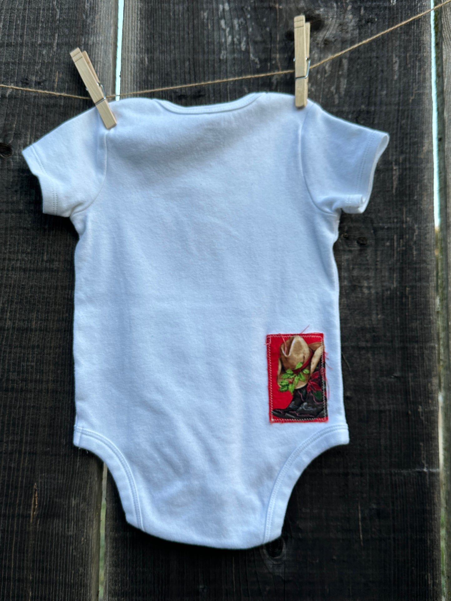 Holly Horse Onesie, Size 6-9 mons.