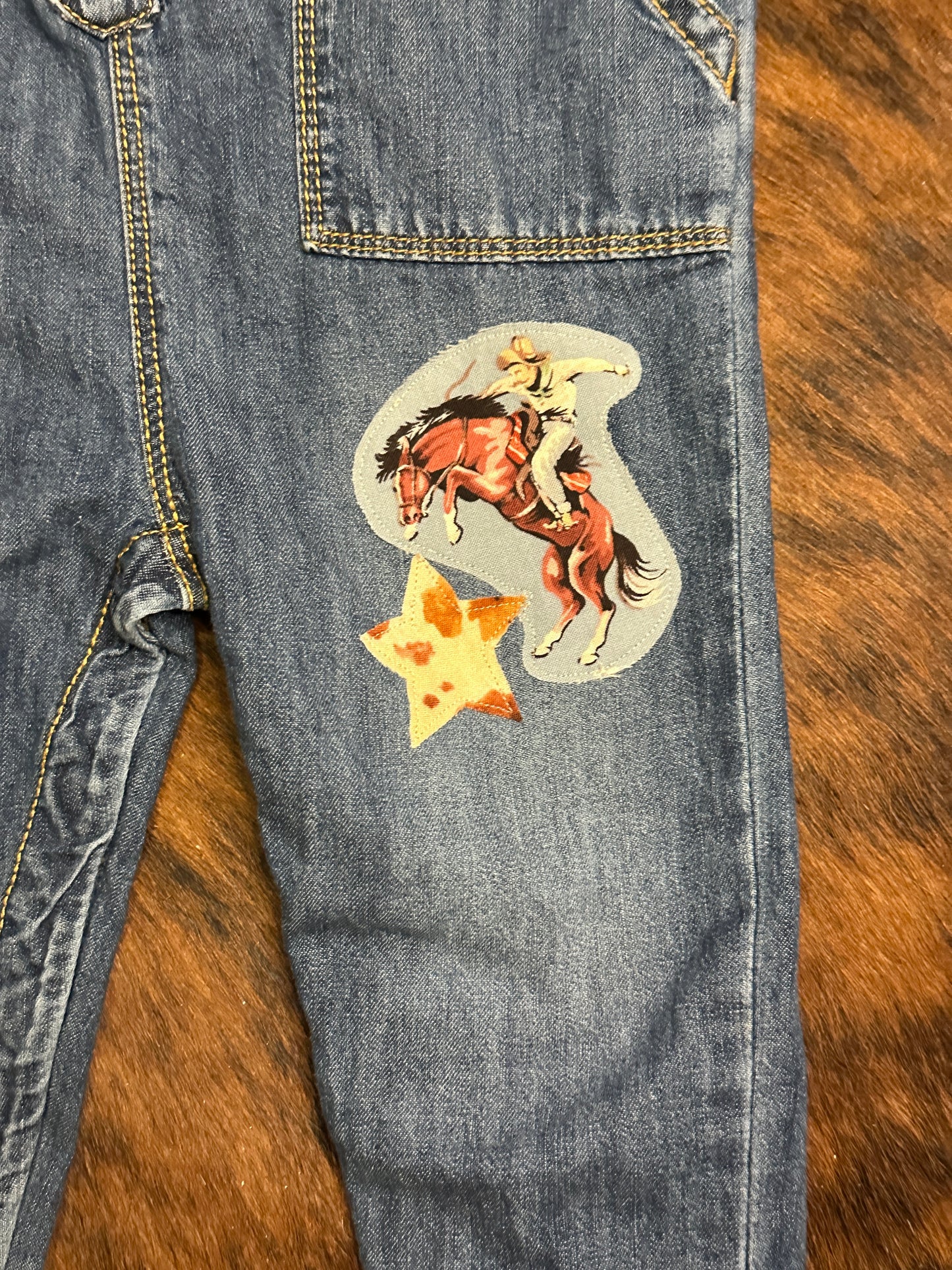 Shoot for the Stars, Cowboy: Denim Jumpsuit, Size 24 mons.