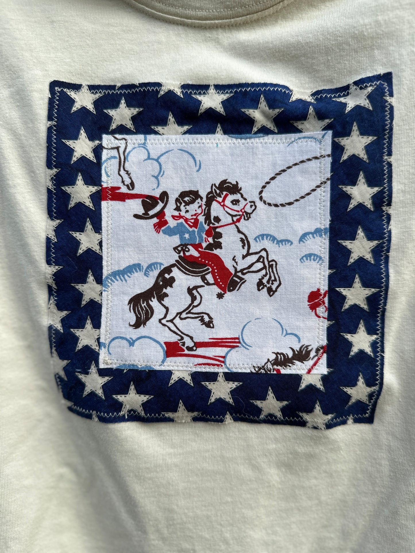 Vintage Cowkid on Stars, Size 5T