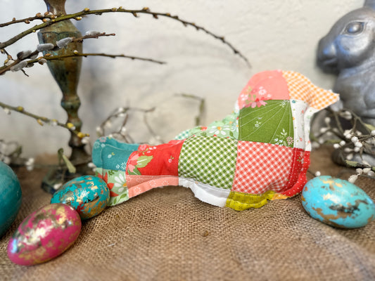 Plush Quilted Spring Bird