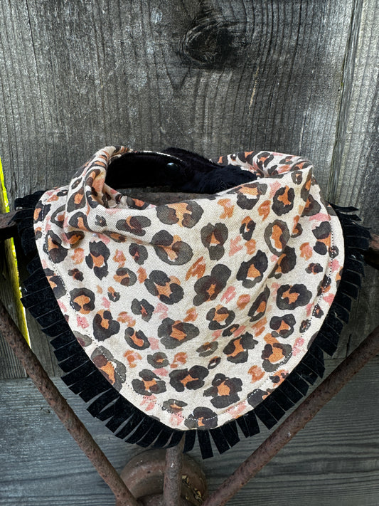 Modern Leopard Buckaroo Baby Bib