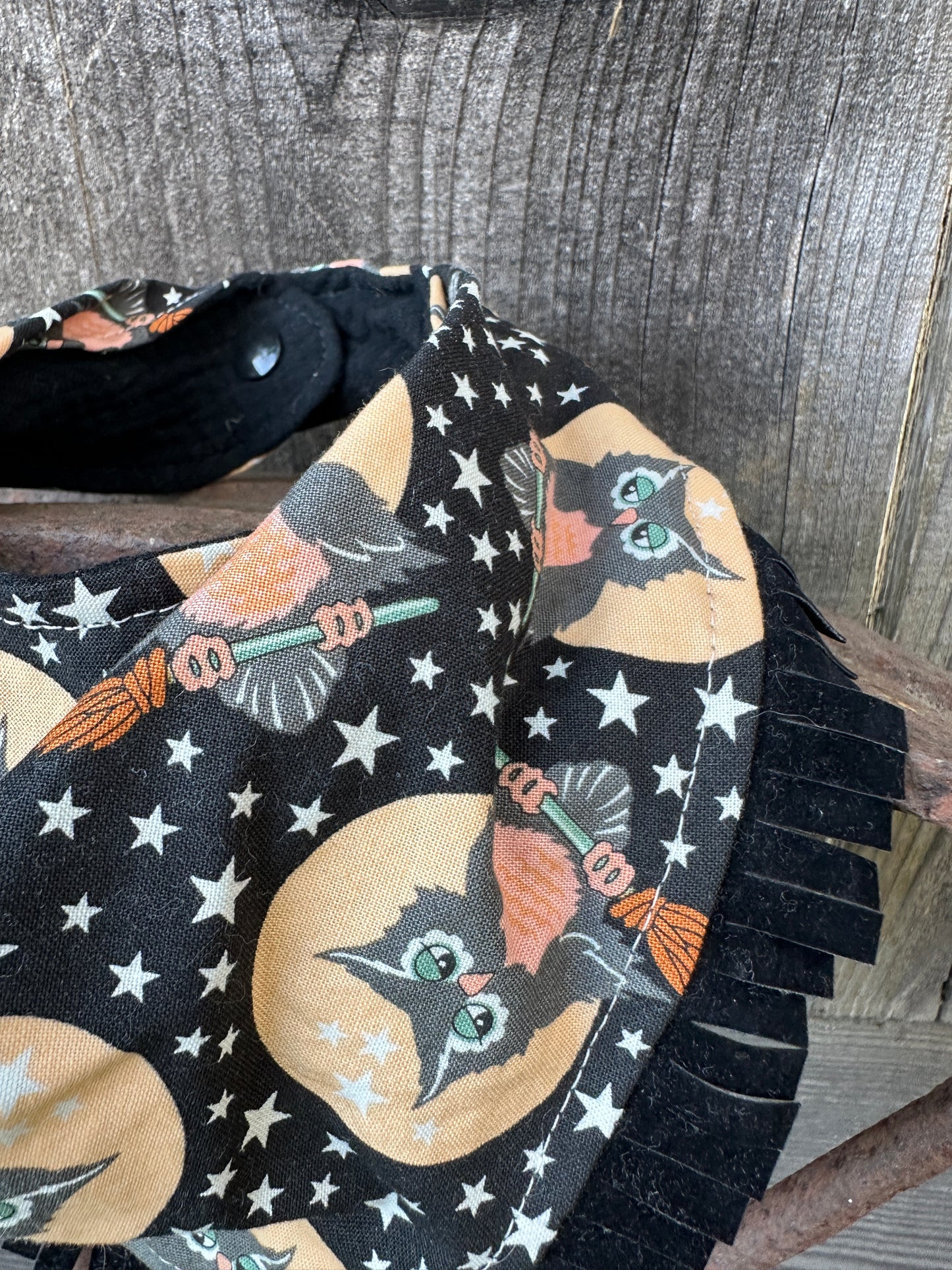 Halloween Moonlit Owls Buckaroo Baby Bib
