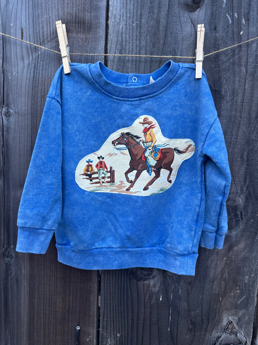 Blue Range Rider Sweatshirt, Size 18 mons.