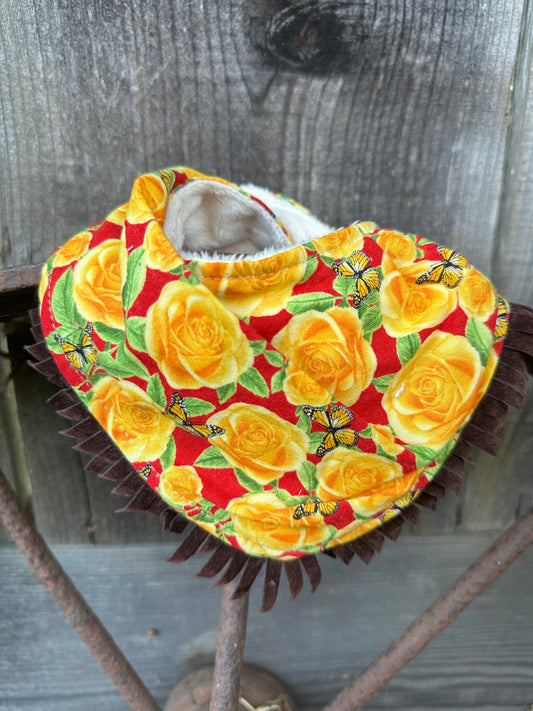 Yellow Rose of Texas Bandana Bib