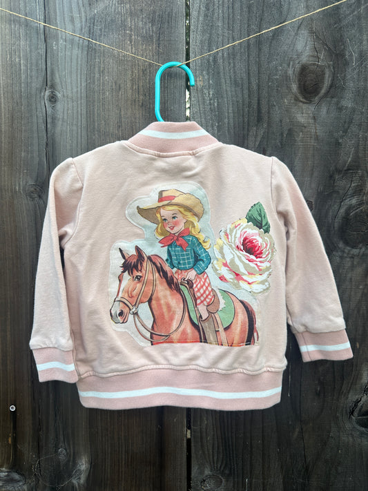 Light Pink Cowgirl Varsity Jackets, Size 12 months, 6 styles