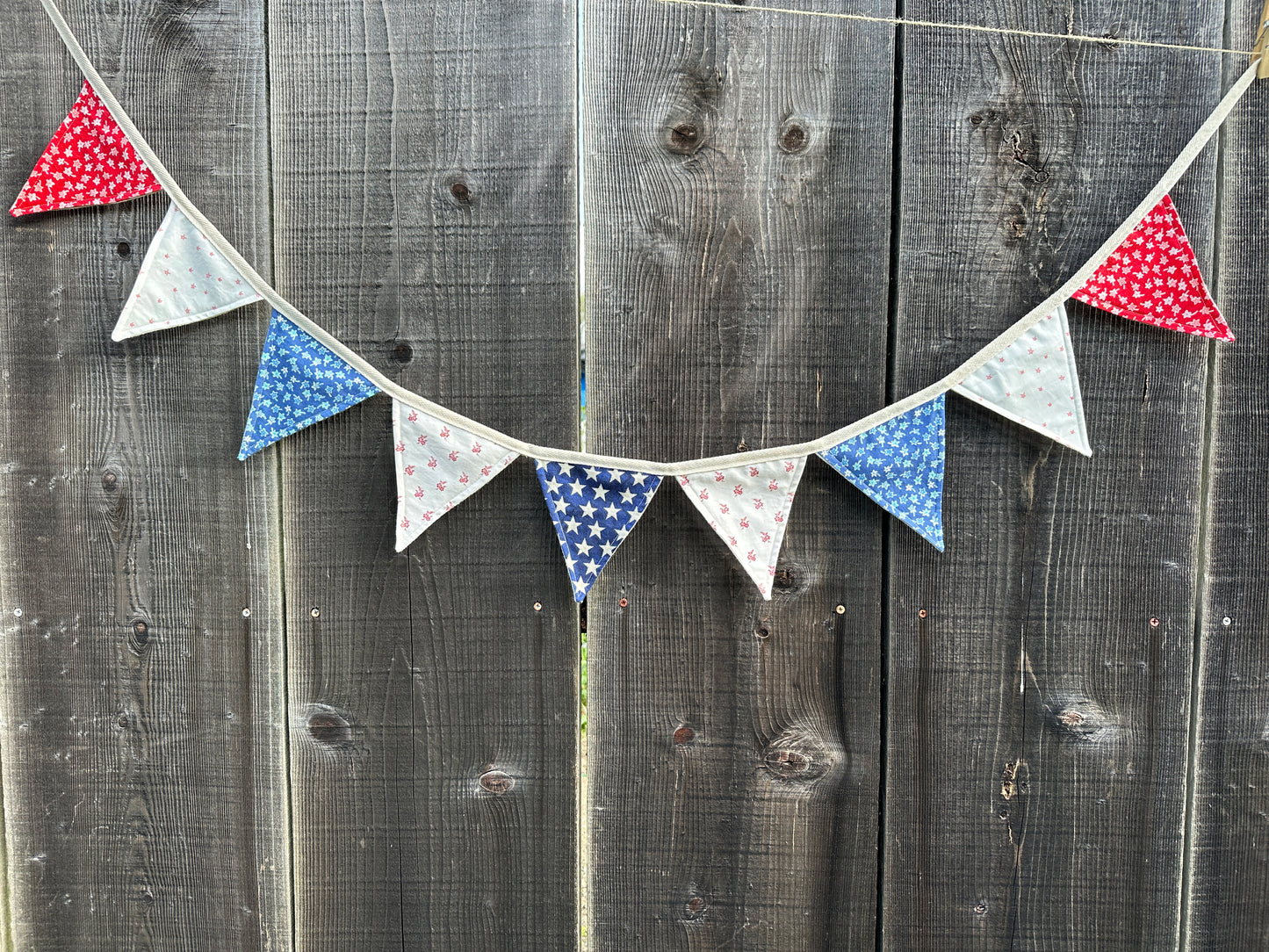 Patriotic Bunting Garland, 6 ft., 6 Pattern Options!