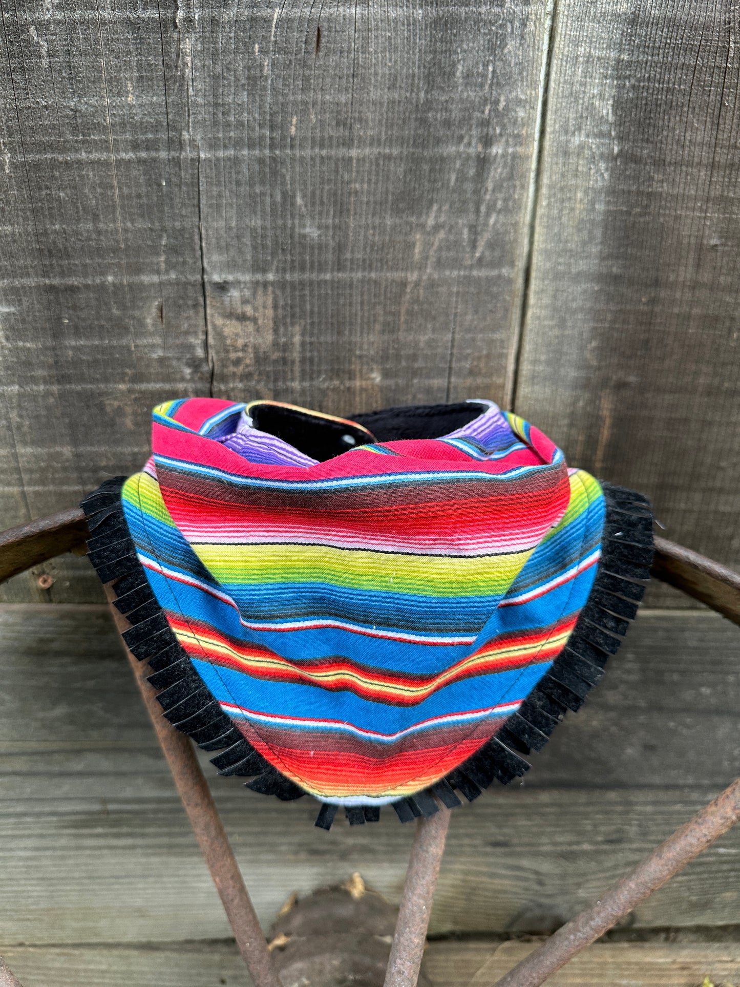 Bright Serape Buckaroo Baby Bib