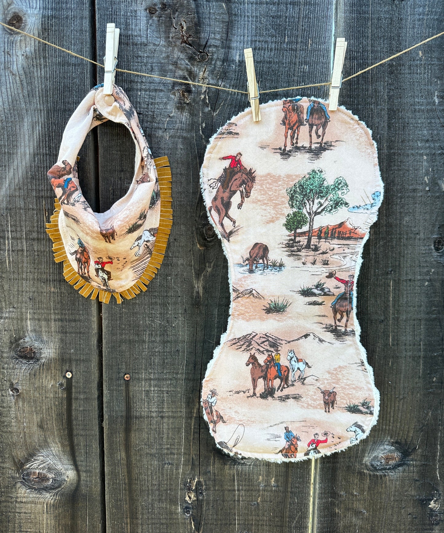 Cowboyin' Adventures Buckaroo Baby Bibs Set