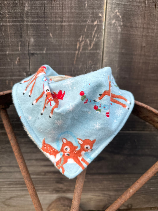 Reindeer Games Buckaroo Baby Bib