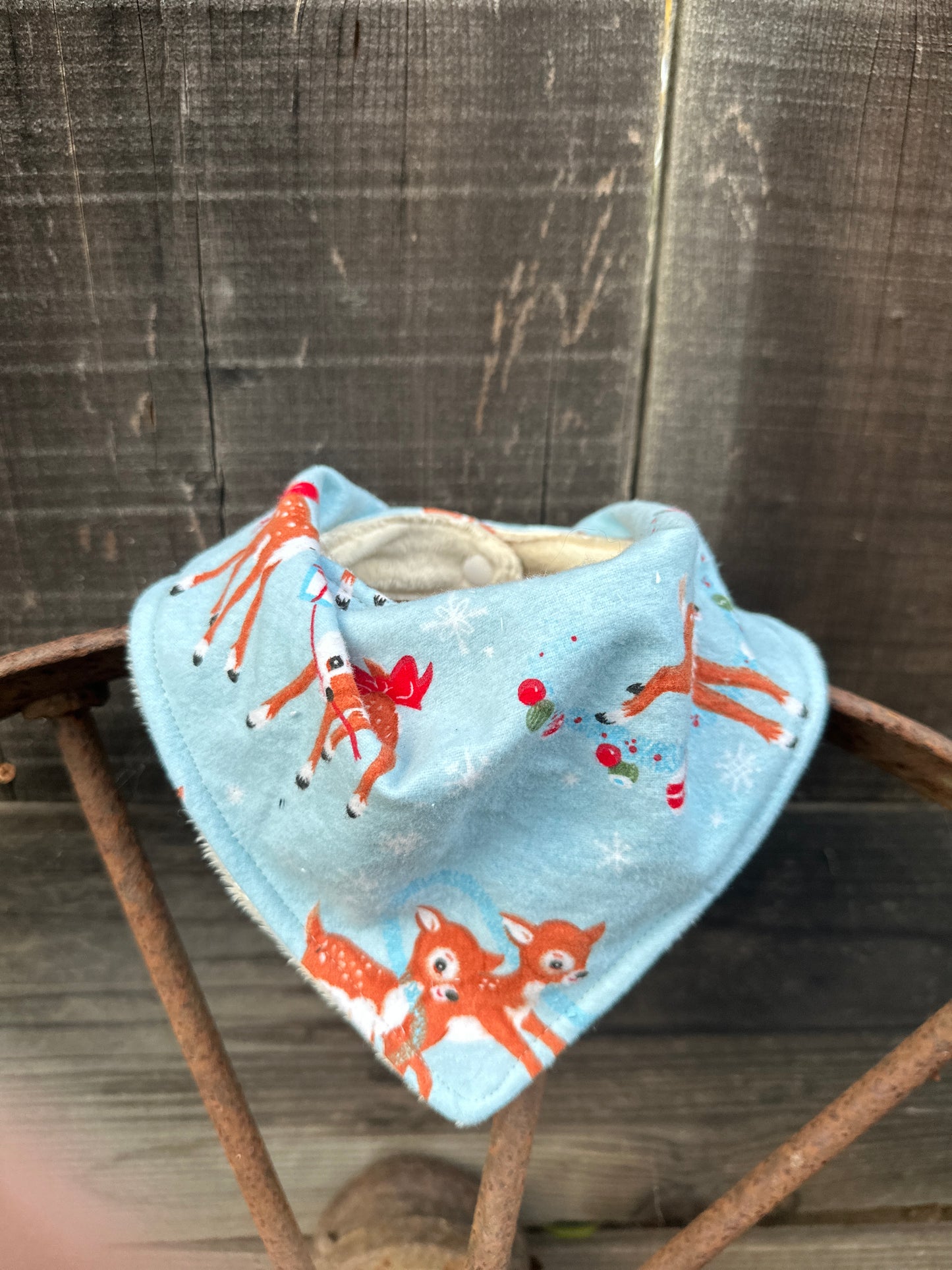 Reindeer Games Buckaroo Baby Bib