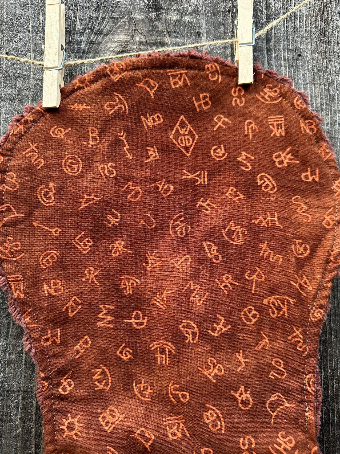 Brown Brands Bandana Bib/Burp Cloth Set